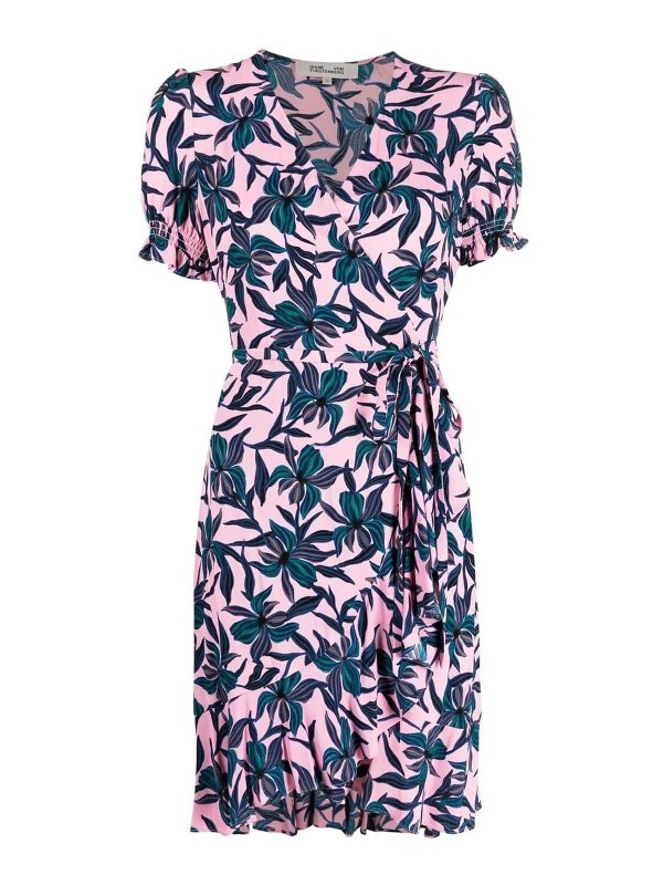 Diane von Furstenberg: ニーレングスドレス - 膝丈ドレス - フクシア