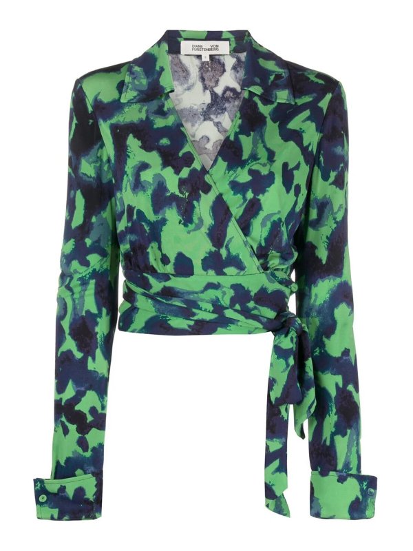 Diane von Furstenberg: トップス＆タンクトップ - トップ/タンクトップ - 緑