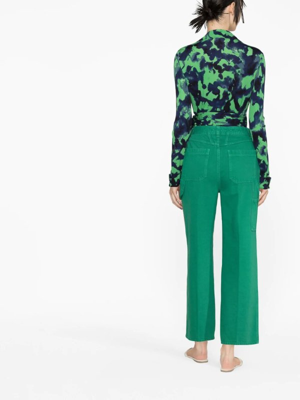 トップ/タンクトップ - 緑 shop online: Diane von Furstenberg