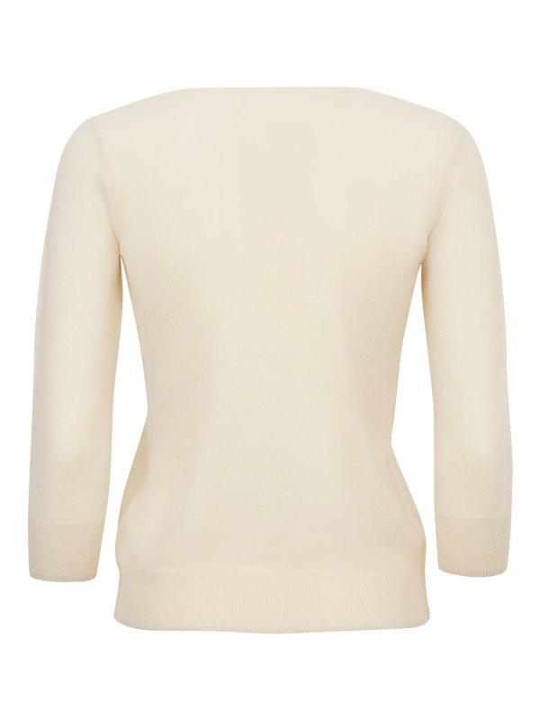 EXTREME CASHMERE: Pull col rond online - Pull Col Rond - Crème