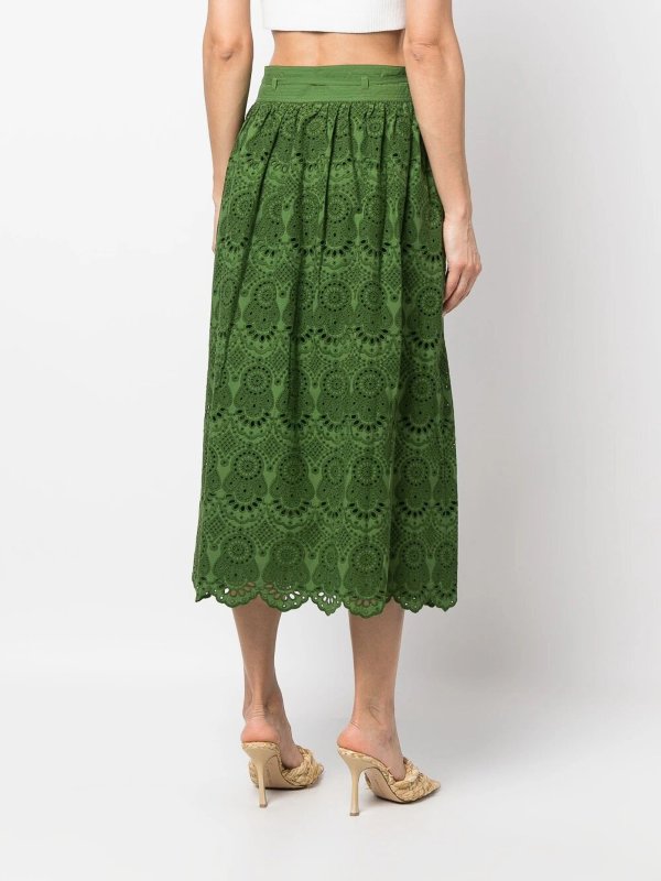 Lace skirt shop online: ULLA JOHNSON