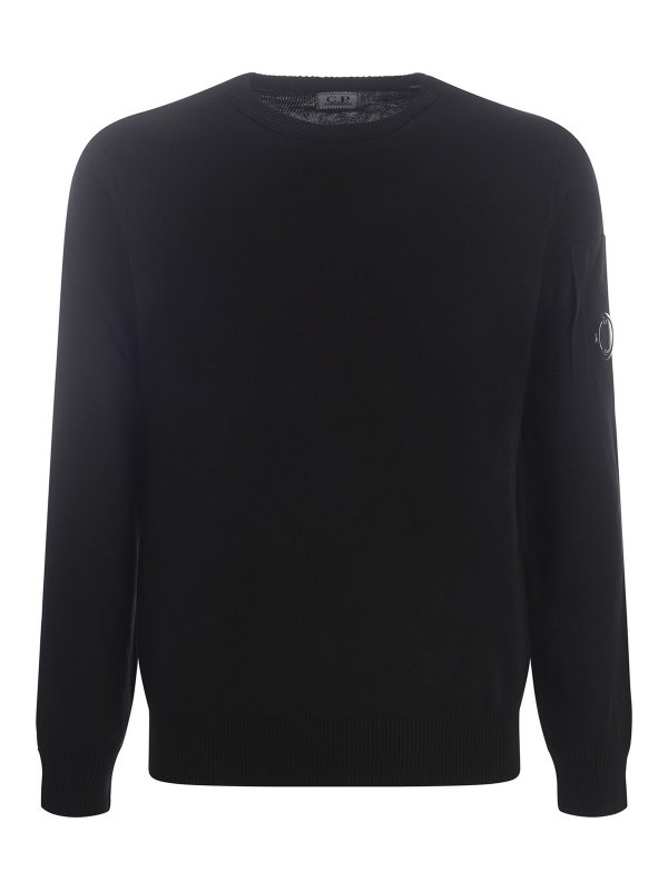 C.P. COMPANY: クルーネック - クルーネック - 黒