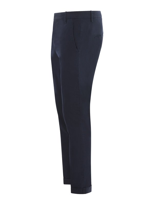 DONDUP: jeans dritti, a sigaretta online - Pantalone dondup slim in cotone