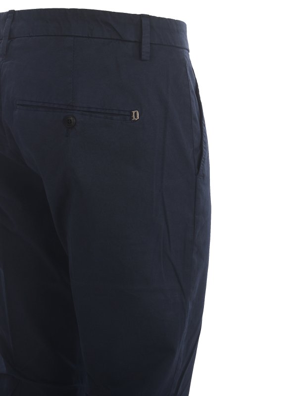 Pantalone dondup slim in cotone shop online: DONDUP