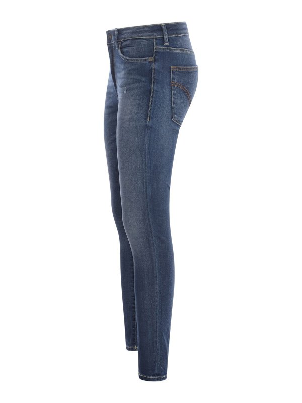 DONDUP: straight leg jeans online - Jeans dondup  in stretch denim