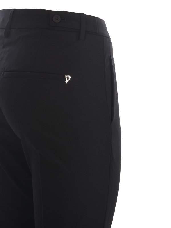Trousers dondup  in stretch wool shop online: DONDUP
