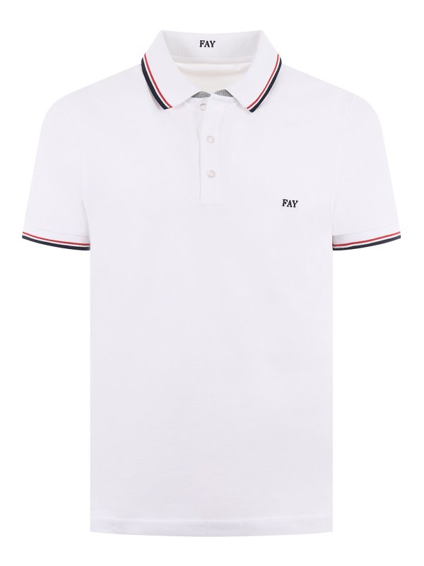 FAY: ポロシャツ - ポロシャツ - 白