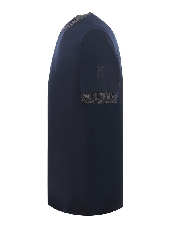 HERNO: T-shirts online - T-Shirt - Blau