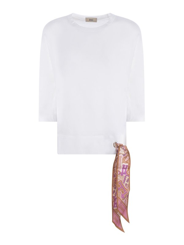 HERNO: Blusen - Bluse - Weiß