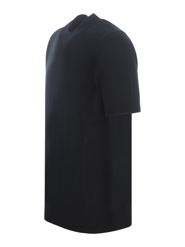 Paolo Pecora: クルーネック online - クルーネック - 黒