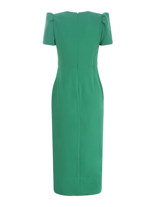 iKRIX Self Portrait: Maxi robe - Jupe Midi - Vert