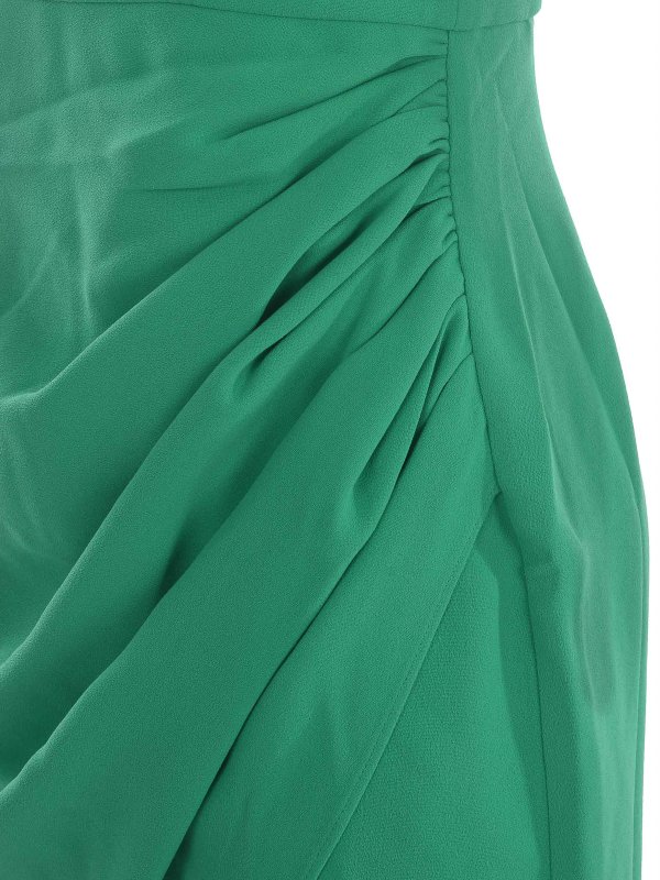 Jupe Midi - Vert shop online: Self Portrait