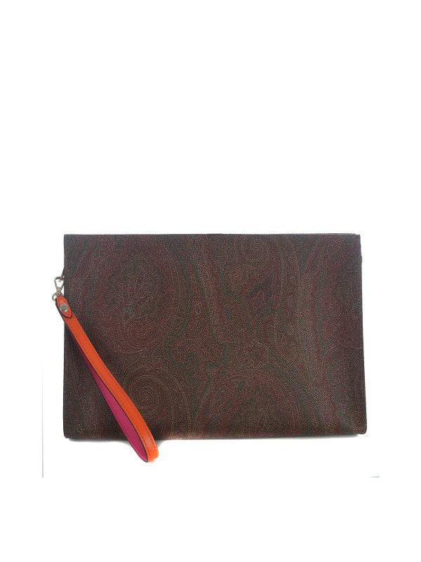 ETRO: クラッチバッグ - クラッチバッグ - マルチカラー