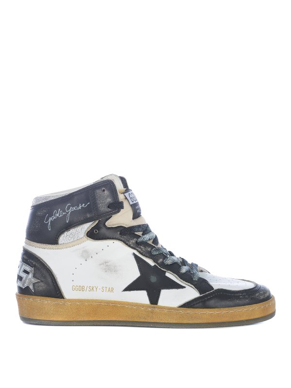 GOLDEN GOOSE: lace-ups shoes - Snaeakers golden goose  in leather