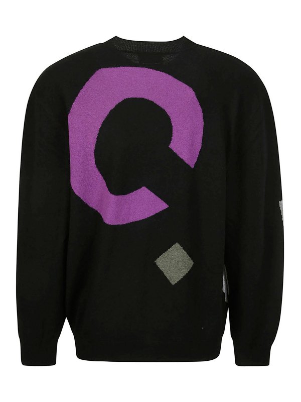 A.P.C.: Strickpullover mit Rundhalsausschnitt online - Rundhalspullover - Schwarz