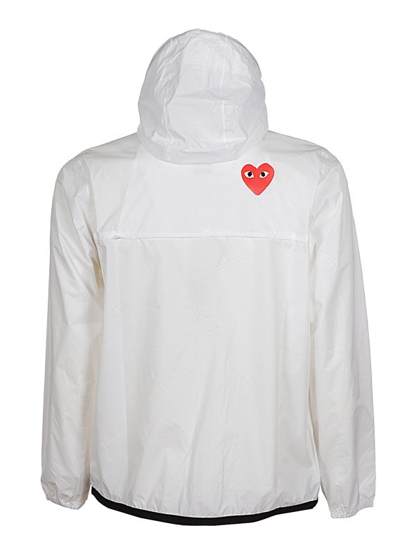 Comme des Garçons Play: Vestes casuals online - Veste Casual - Blanc