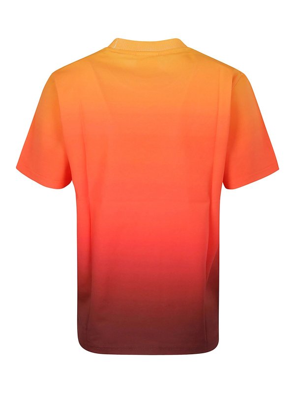 Courreges: T-shirts online - T-Shirt - Gradient Sunset