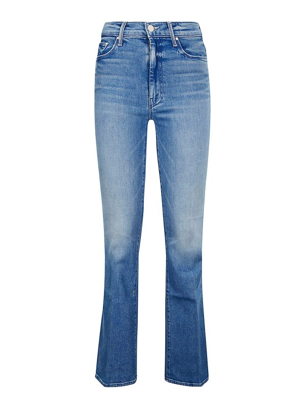 Mother: jeans dritti, a sigaretta - Il modello weekender a vita alta