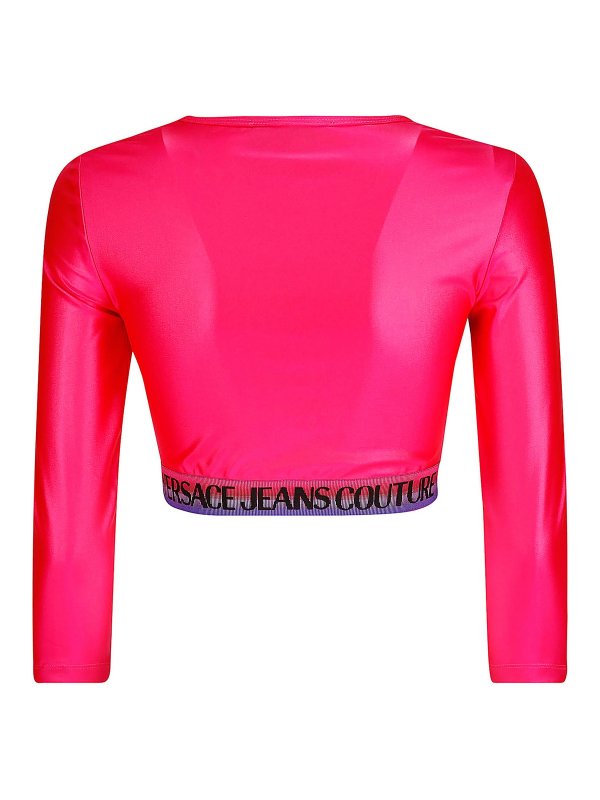 Versace Jeans Couture: t-shirts online - T-shirt lycra shiny