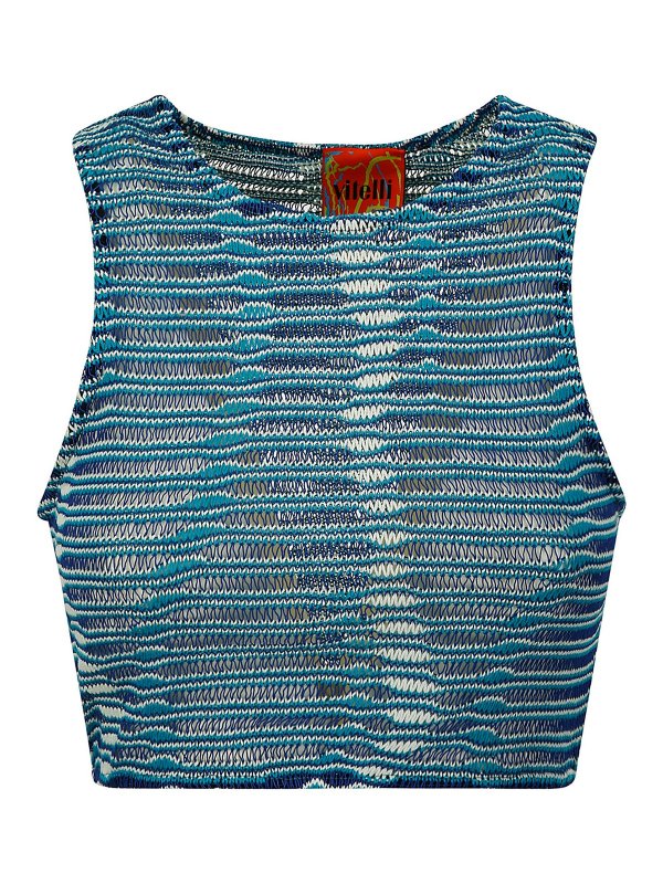 VITELLI: Tops & Débardeurs - Top - Bleu