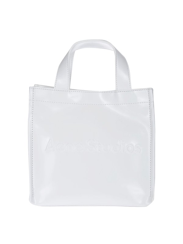 Acne Studios: Handtaschen - Shopper - Weiß