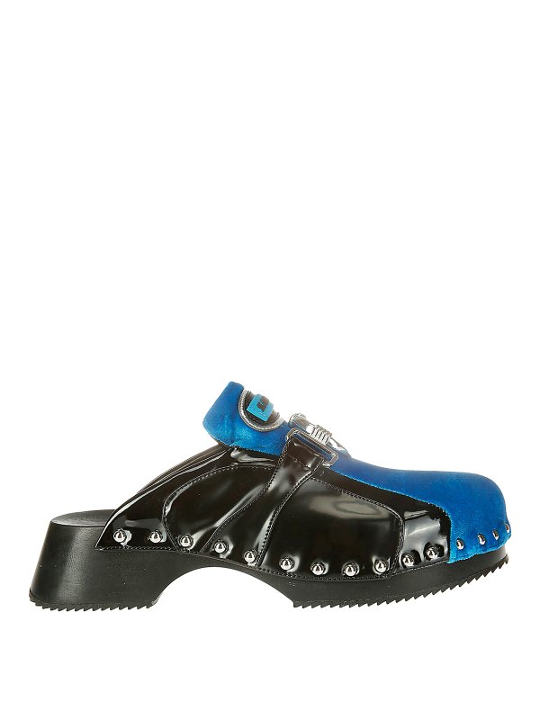 ANCUTA SARCA: mules shoes - Beetle black trainer-clogs