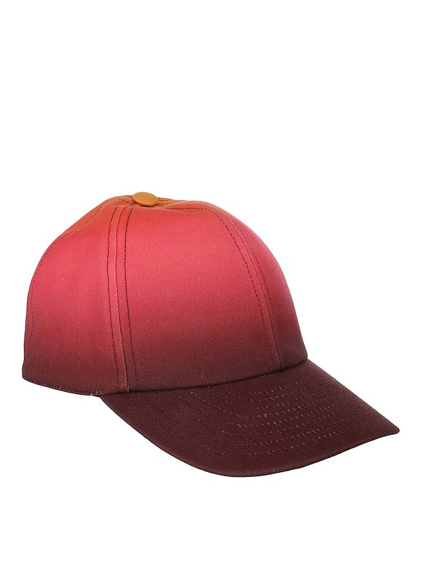 Courreges: hats & caps - Gradient sunset cap