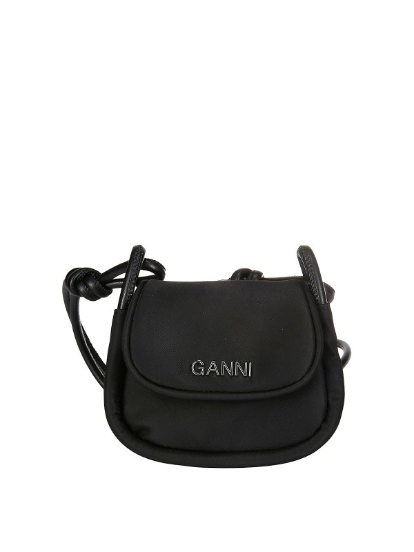 GANNI: Handtaschen - Shopper - Schwarz