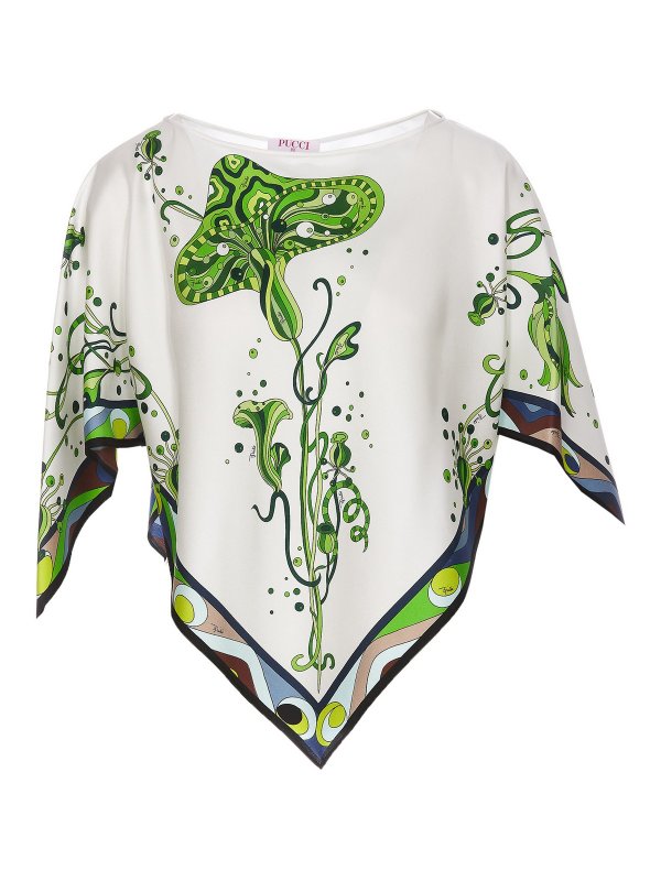 EMILIO PUCCI: Blusen - Bluse - Grün
