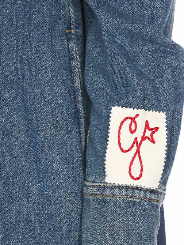 The Best Shops GOLDEN GOOSE: knee length dresses - Denim chemisier dress