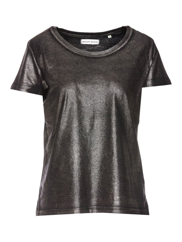 MADISON MAISON: Camisetas - Camiseta - Negro