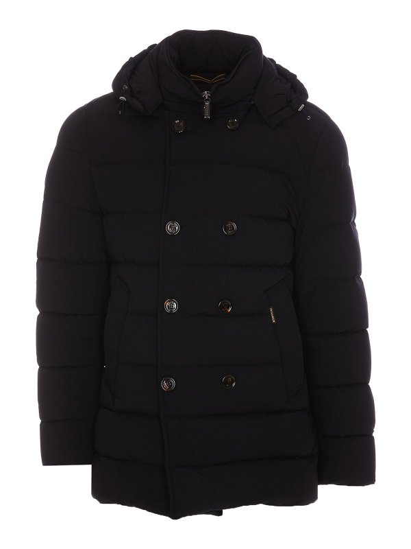 MOORER: padded jackets - down jacket with frontal zip