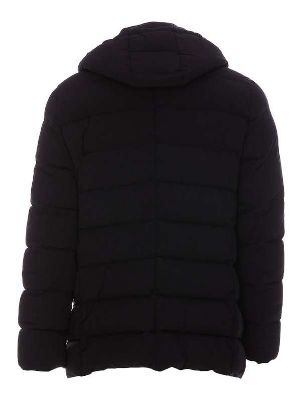 MOORER: padded jackets online - down jacket with frontal zip
