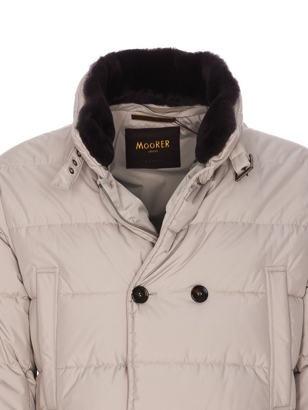 ダウンジャケット - グレー shop online: MOORER