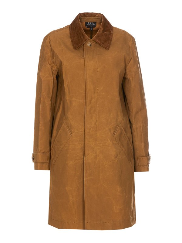 A.P.C.: trench coats - Cesaria trench