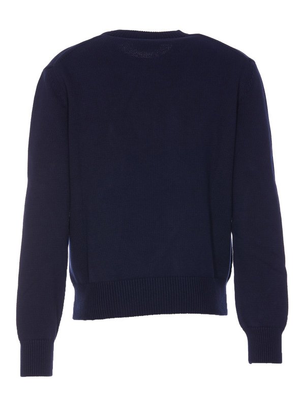 ALEXANDER MCQUEEN: crew necks online - Mcqueen embroidered sweater