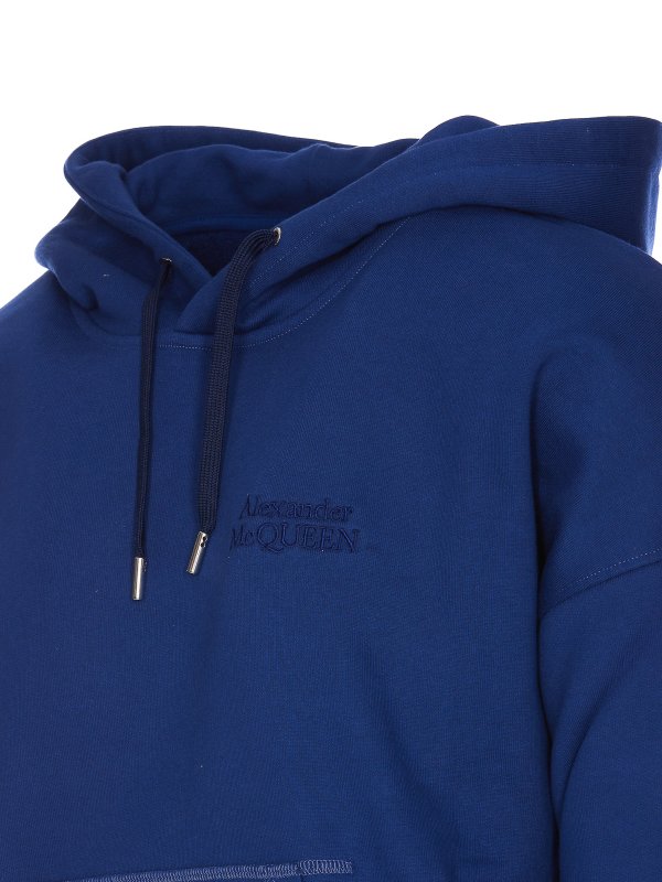 The Best Shops ALEXANDER MCQUEEN: スウェット＆セーター - スウェットシャツ/セーター - ブルー