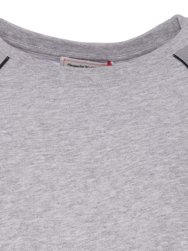 Tシャツ - グレー shop online: ALEXANDER MCQUEEN
