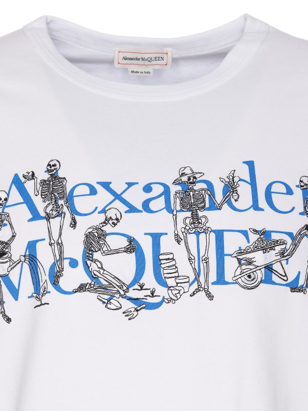T-Shirt - Blanc shop online: ALEXANDER MCQUEEN