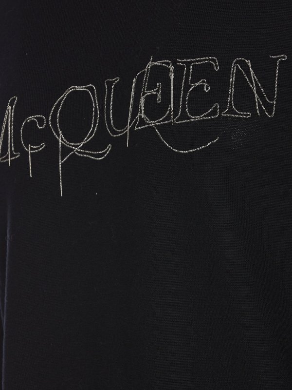 The Best Shops ALEXANDER MCQUEEN: クルーネック - クルーネック - 黒