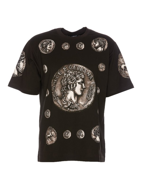 DOLCE & GABBANA: Tシャツ - Tシャツ - ブラウン