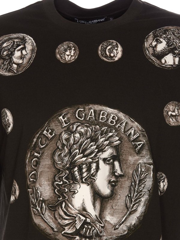 Tシャツ - ブラウン shop online: DOLCE & GABBANA