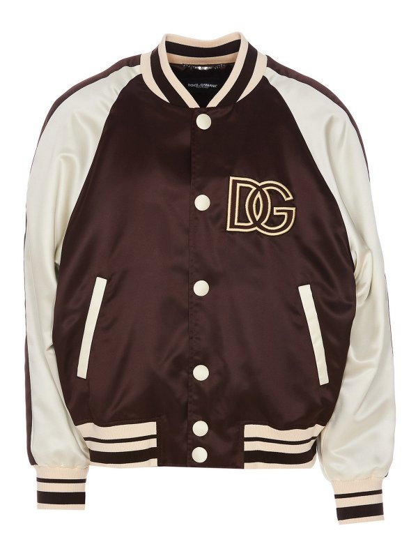 DOLCE & GABBANA: bombers - Dg patch jacket