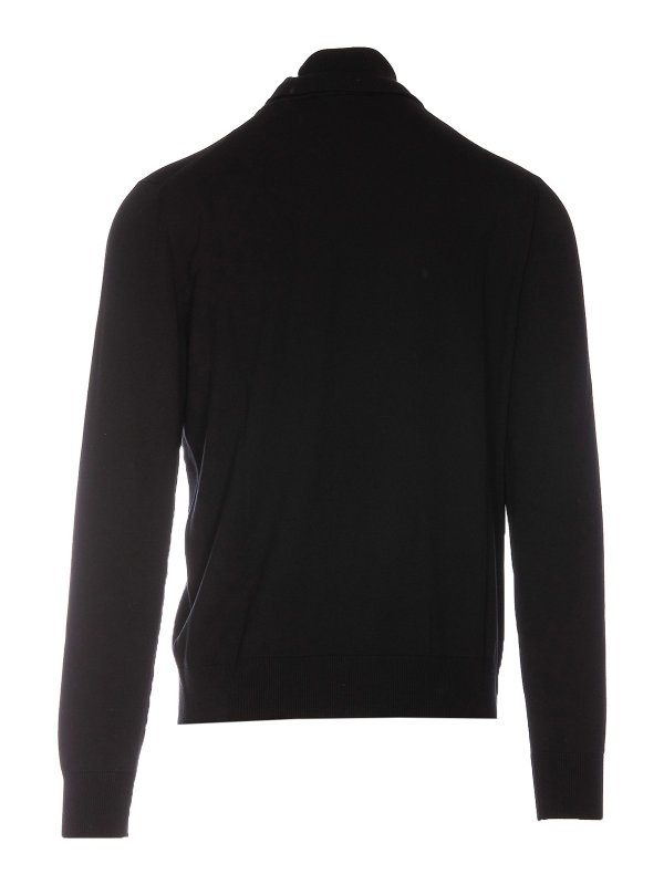 DOLCE & GABBANA: crew necks online - Logo plaque pullover