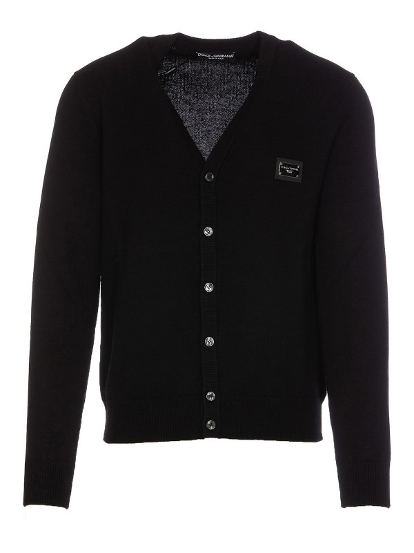 DOLCE & GABBANA: Cardigans - Cardigan - Schwarz