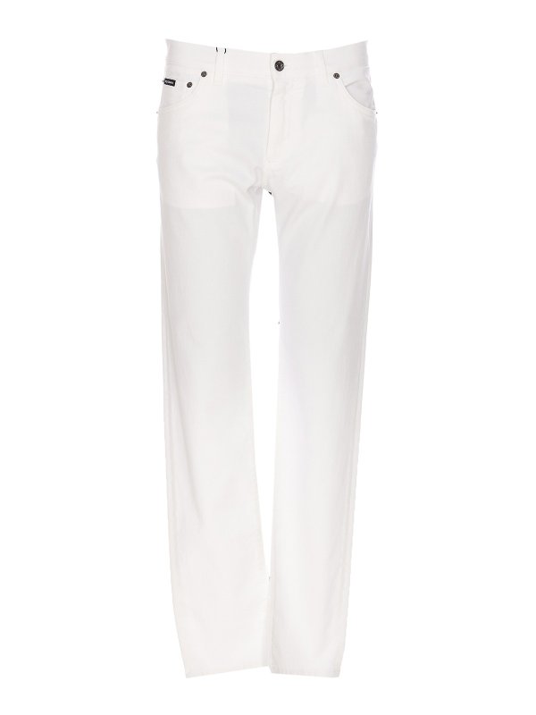 DOLCE & GABBANA: skinny jeans - Skinny denim jeans