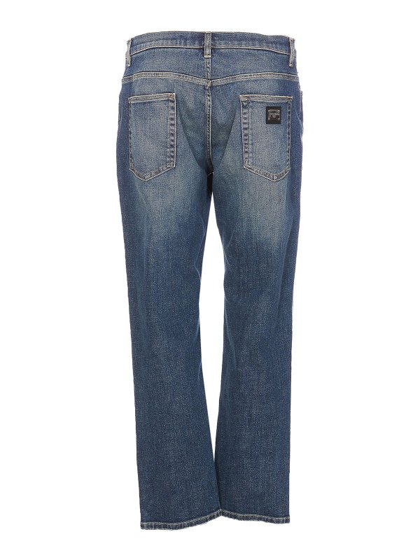 DOLCE & GABBANA: Jeans Rectos online - Vaqueros Rectos - Azul