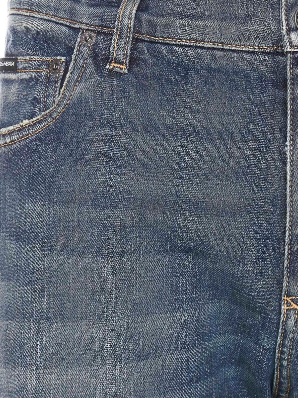Vaqueros Rectos - Azul shop online: DOLCE & GABBANA