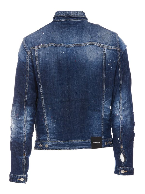 DSQUARED2: Vestes en denim online - Blazer - Bleu