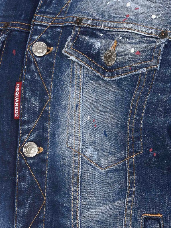 The Best Shops DSQUARED2: Vestes en denim - Blazer - Bleu